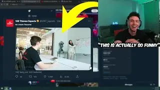 SEN Tarik REACTS To 100 Thieves Funny Tweet Of Bang Learning Chinese