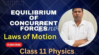 Equilibrium of Concurrent Forces | Laws of Motion | Class 11 Physics | JEE Mains & NEET