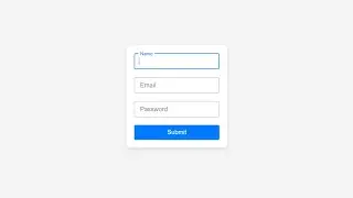 Floating Labels Form – Design an Intuitive & Modern Frontend Project with HTML & CSS