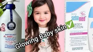 The best body care for your baby's skin Seba med baby lotion and baby secret lotion #skincare