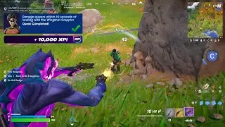 Fortnite - Damage Players Within 10 Seconds Of Landing With The Wingshot Grappler