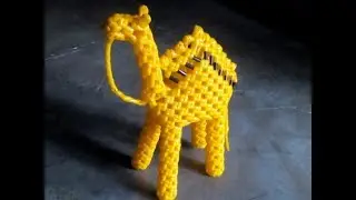 Plastic wire camel step by step clear Tutorial in Tamil (1/2) / கூடை  வயரில்  ஒட்டகம்  செய்தல்