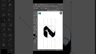 Letter N Logo Design in Illustrator   Easy Techniques for Beginners & Experts EP   160 S  #photoshop