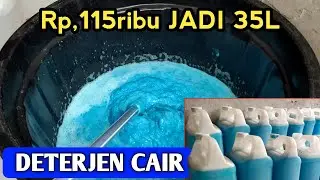Cara membuat detergen cair langsung dari ahlinya -IDE USAHA