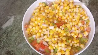 Sweet Corn Chaat🔥😋🌽| Sweet Corn Bhel Recipe #shorts #sweetcorn