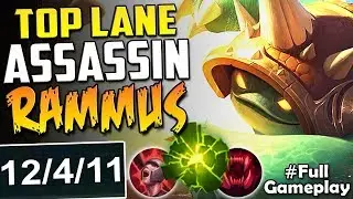 TOP LANE ASSASSIN RAMMUS | New Runes Rammus vs Wukong TOP BUILD | RANKED SEASON 8 Gameplay