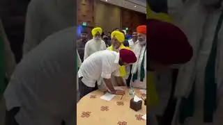 AMARINDER SINGH RAJA WARRING MEETS JOGINDER SINGH UGRAHAN AND RAKESH TIKAIT LUDHIANA LOK SABHA