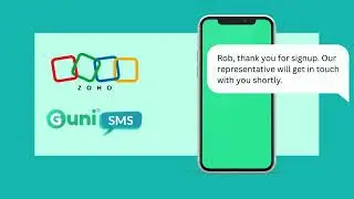 Automate Texting from Zoho CRM using Gunisms