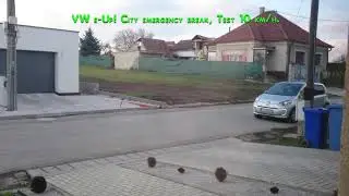 VW e-up! City Emergency Break Test