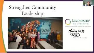 Learn about Leadership! A Virtual Introduction to Daily Acts' Leadership Institute
