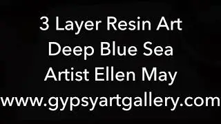 Layered Resin Tutorial. Time-lapse Resin Art