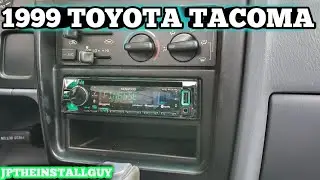 1999 Toyota tacoma radio removal and kenwood cd player install