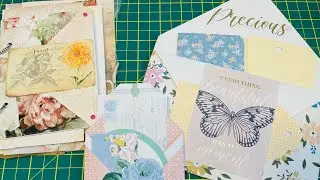 Double Sided Envelope With Many Pockets | One Page Wonder Tutorial | Project Update #rosiesstudio