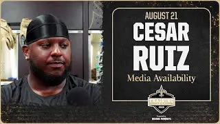 Cesar Ruiz on final preseason game | Saints Training Camp 2025