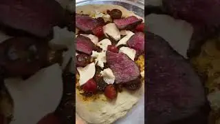 Let's make a Steak Chimichurri Pizza.