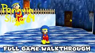 Penguin Slider 64 (Super Mario 64 ROM Hack) - Full Game Walkthrough