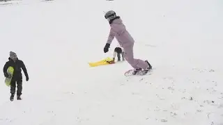 Reliving Houston's snow day from last year