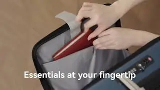 Tech-Savvy Travel: Front-Access Carry-On with Built-In USB