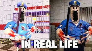 😱BARRY EXE PRISON RUN! in Real Life - All Morphs Unlocked Barry, Ani-Tron, Grumpy Gran, Siren Head