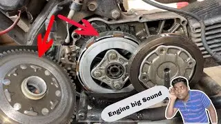 Hero Honda Splendor gear problem  | Hero Honda Splendor kick spring sound