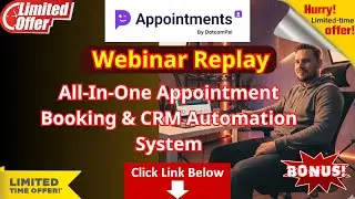 Appointments by DotcomPal: Webinar Replay - Review (OTO + Bundle + Coupon Code) - Best Bonus