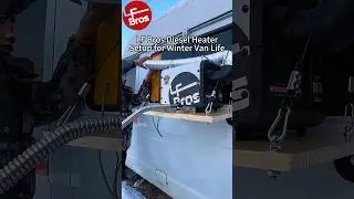 LF Bros diesel heater setup for winter van life#dieselheater #lfbros #vanlife #diy