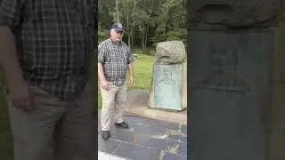 Pastor Al at the Leland-Madison Memorial Park in Orange, Virginia.