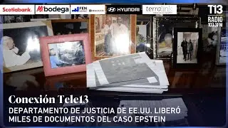 Departamento de Justicia de EE.UU. liberó miles de documentos del caso Epstein | Conexión Tele13