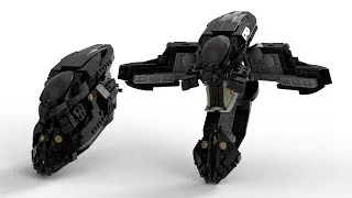 Lego Metal Gear Ray Head