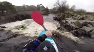 Frontflips and Waterfalls on the Upper Tees Kayaking
