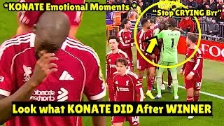 Emotional moments As Ibrahima Konate DID THIS After his WINNER Against Newcastle last night