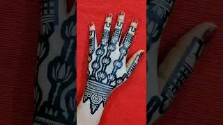 tried affordable meesho mehndi sticker first time/how to use mehndi stencil#mehndisticker#viralshor