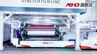 RE:XHD  2000mm 3 shaft roll changed stretch film machine
