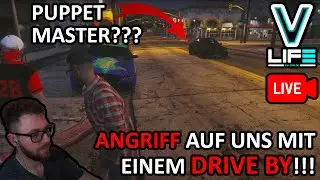PUPPET MASTER Angriff mit DRIVE BY & leider viel zu kurzes Rennen! John Montes [kw-com.de] | GTA RP