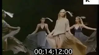 1970s Paris Fashion, Issey Miyake and Castelbajac Catwalk | Premium Footage