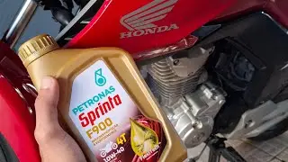 ÓLEO 10W40  PETRONAS SPRINTA F900 SINTÉTICO NA CG FAN 160 2024, VALE A PENA ?
