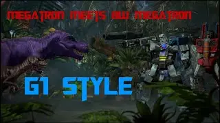 Transformers WFC Kingdom: Megatron meets BW Megatron G1 Style