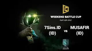 DOTACAST TV Weekend Battle Cup : 7Sins.ID (ID) vs Musafir (ID)