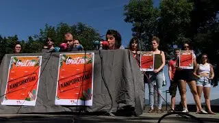 Herri Sanferminak   Haserre gaude, erdigunetik bota gaituzte festatik baztertuz