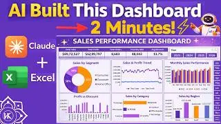 Create a Excel Dashboard in 2 Minutes Using Claude AI