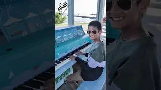 Fun & Relaxing Piano Play at a Beach🏖️ !! Ode to Joy by Beethoven #music