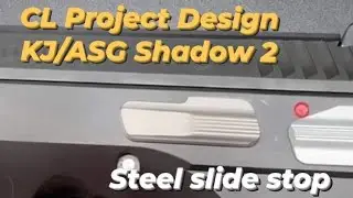 CL Project Design KJ/ASG Shadow flat steel slide stop