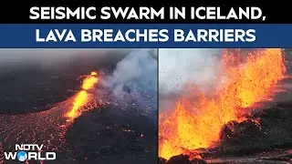 Iceland Volcano | Grindavik On Alert: Lava Breaches Barriers After Seismic Swarm