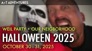2025 Halloween. Weil Halloween Party and roaming Menlo Oaks neighborhood on Halloween Night
