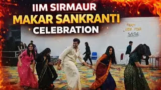 IIM Sirmaur Celebrates Makar Sankranti 😍 | Dance Night 🔥Abhishek Kumar iim #vlog @AbhishekKumariim