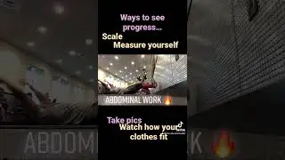 Ways to track progress #trackprogress #abdominal #fitfriday
