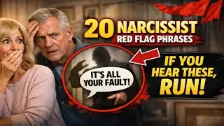 20 Narcissist Red Flag Phrases. If you hear these, run!