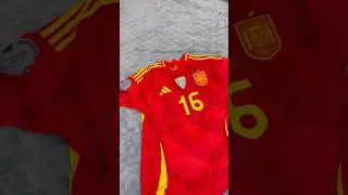2024-25 Spain Home Jersey&mdash;&mdash;Rodrigo 16🔴🟡#football  #jersey #spain #rodrigo #yamal #pedri #virus