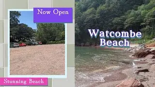 A walk to Watcombe Beach in Torbay, a stunning cove and beach is now open again.