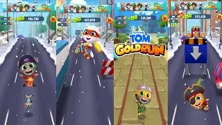 TALKING TOM GOLD RUN -- this is agelen tom boos fight very much funny 😂